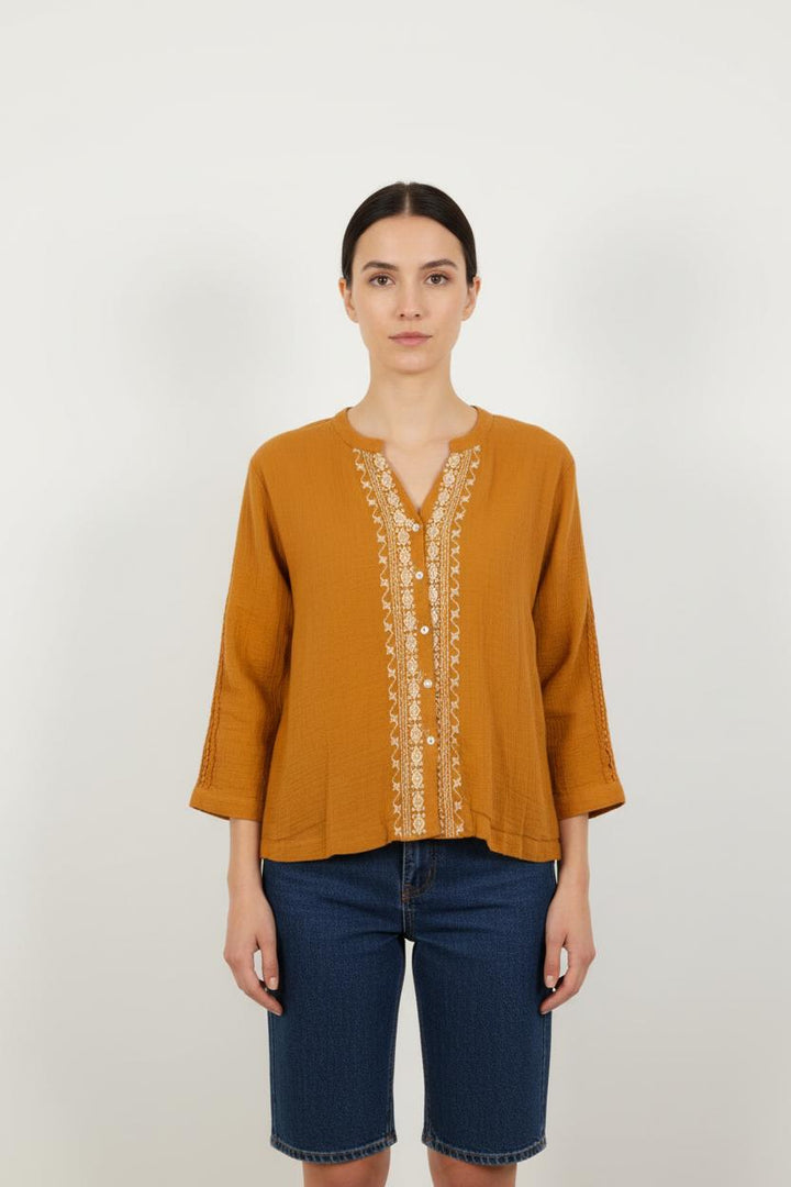 Blouse Orange - Taille M/38