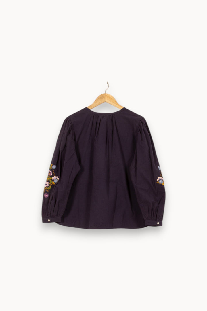 Blouse Violette - Taille S/36 de la marque Louise Misha | PARAD58326 - Vendu par Paradigme - Image 4
