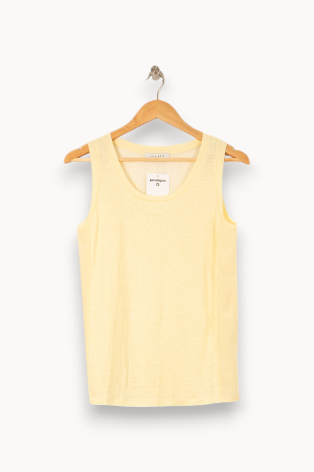Débardeur Jaune - Taille S/36 de la marque Sandro | PARAD58337 - Vendu par Paradigme - Image 2