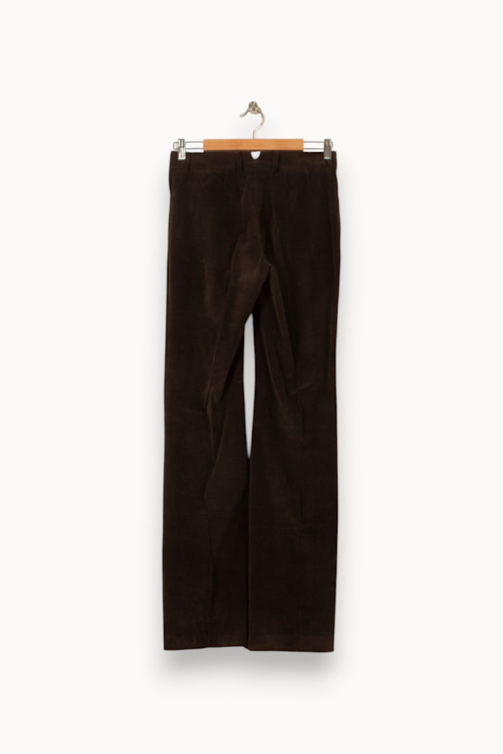 Pantalon Évasé Marron - Taille M/38 de la marque Max Mara | PARAD58339 - Vendu par Paradigme - Image 4