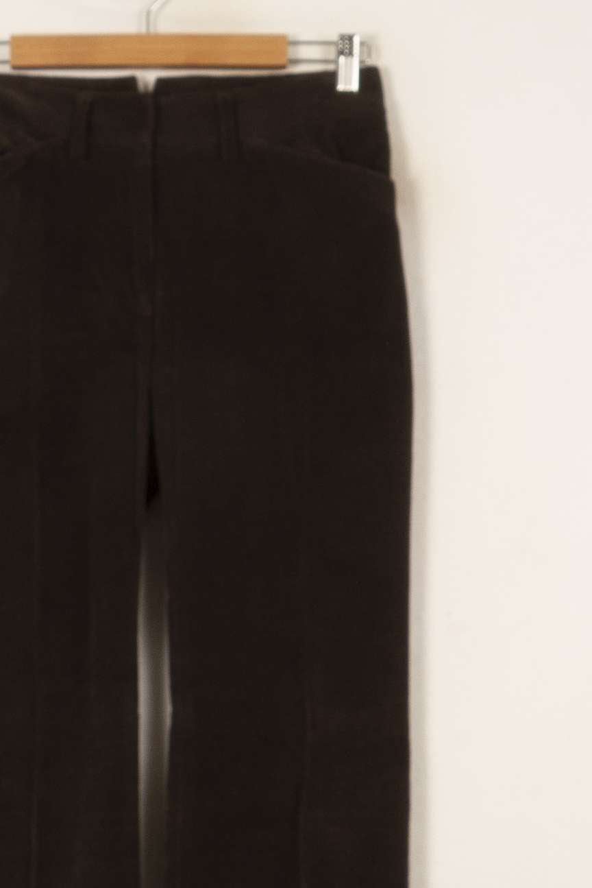 Pantalon Évasé Marron - Taille M/38 de la marque Max Mara | PARAD58339 - Vendu par Paradigme - Image 3