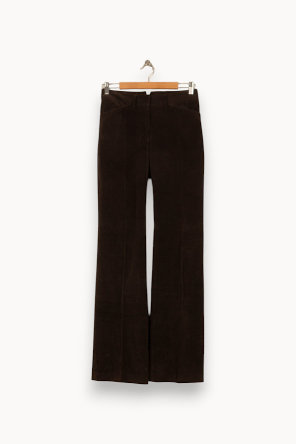 Pantalon Évasé Marron - Taille M/38 de la marque Max Mara | PARAD58339 - Vendu par Paradigme - Image 2