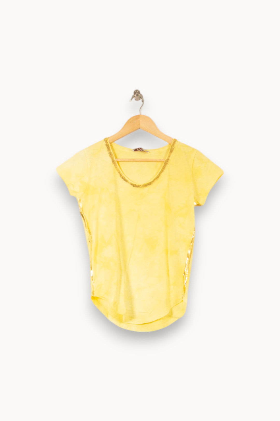 Tee-shirt Jaune - Taille XS/34 de la marque Imprevu | PARAD58344 - Vendu par Paradigme - Image 2