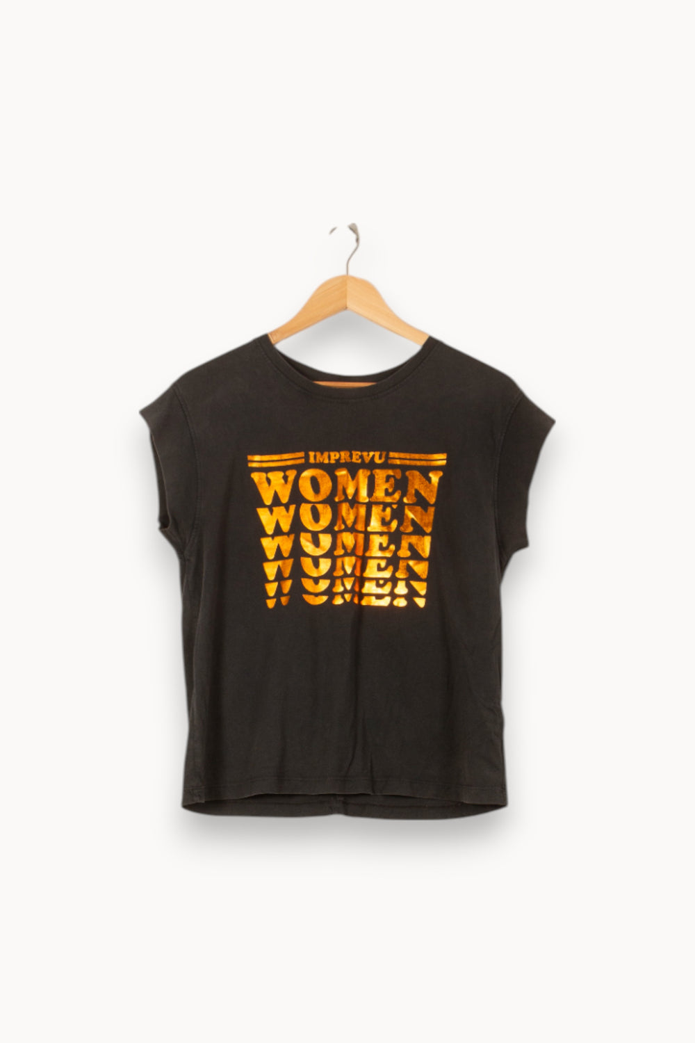 Tee-shirt Noir et Orange - Taille XS/34 de la marque Imprevu | PARAD58345 - Vendu par Paradigme - Image 2