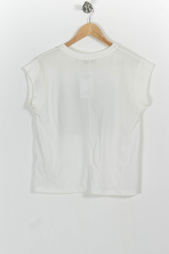 Tee-shirt Blanc et Vert - Taille XS/34 de la marque Imprevu | PARAD58355 - Vendu par Paradigme - Image 4