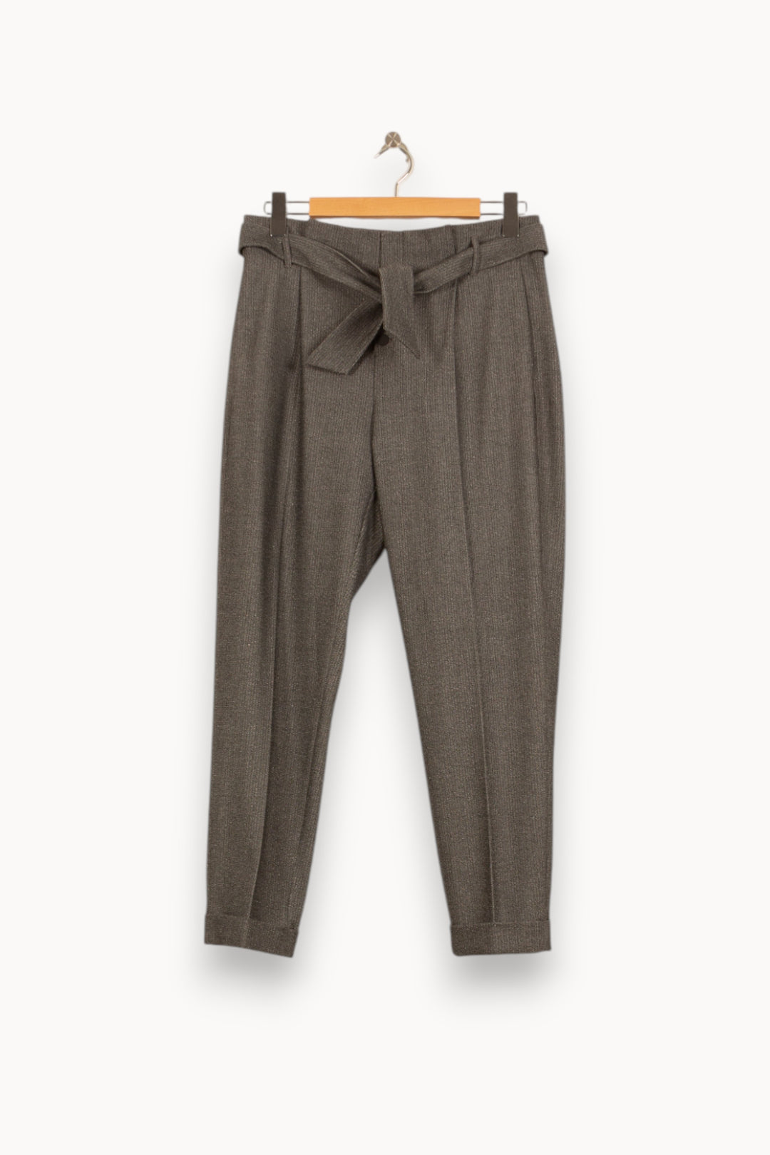Pantalon Taille Haute Gris - Taille L/40 de la marque One Step | PARAD58365 - Vendu par Paradigme - Image 2