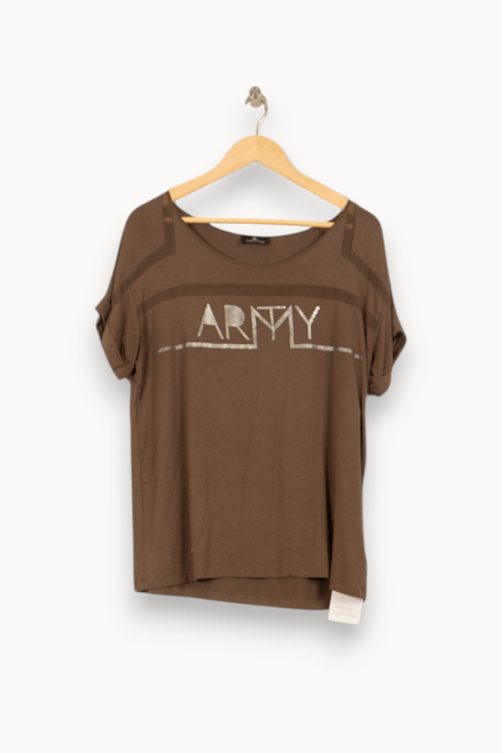 Tee-shirt Marron - Taille L/40 de la marque One Step | PARAD58372 - Vendu par Paradigme - Image 2
