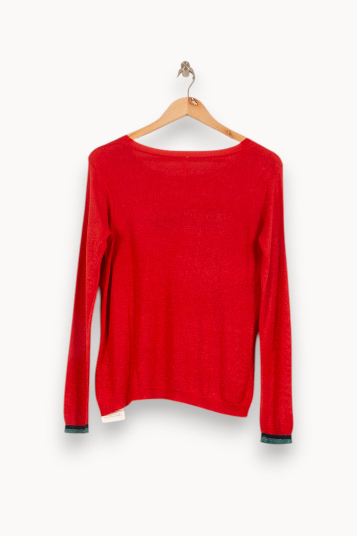 Pull Rouge - Taille XL/42 de la marque I.Code | PARAD58373 - Vendu par Paradigme - Image 4