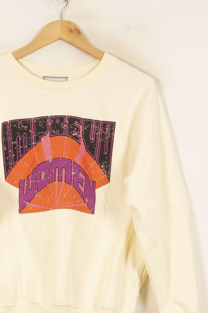 Sweat-shirt Beige - Taille S/36 de la marque Imprevu | PARAD58380 - Vendu par Paradigme - Image 3