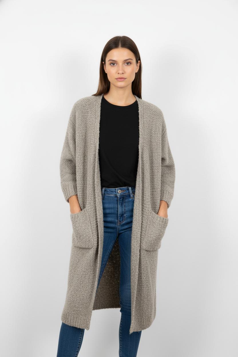 Cardigan Gris - Taille S/36