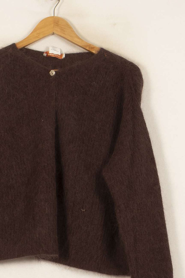 Cardigan Marron - Taille S/36 de la marque Imprevu | PARAD58389 - Vendu par Paradigme - Image 3