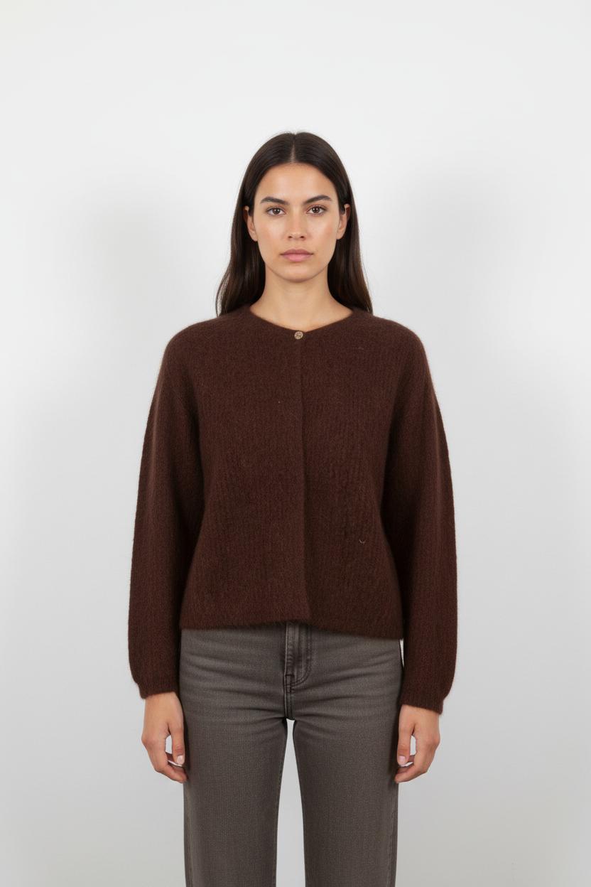 Cardigan Marron - Taille S/36