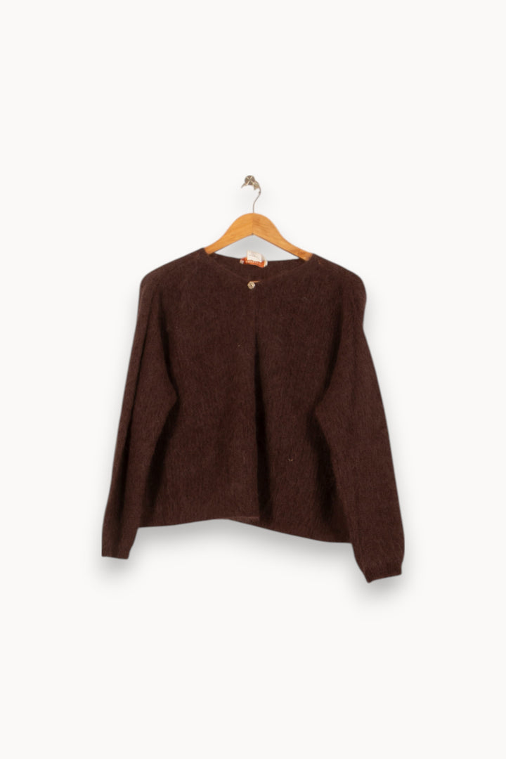 Cardigan Marron - Taille S/36 de la marque Imprevu | PARAD58389 - Vendu par Paradigme - Image 2