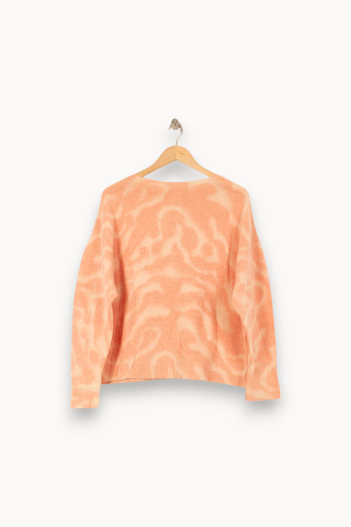 Pull Orange et Beige - Taille S/36 de la marque Imprevu | PARAD58394 - Vendu par Paradigme - Image 4