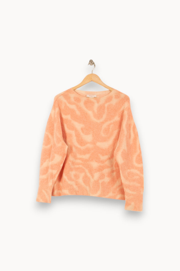 Pull Orange et Beige - Taille S/36 de la marque Imprevu | PARAD58394 - Vendu par Paradigme - Image 2