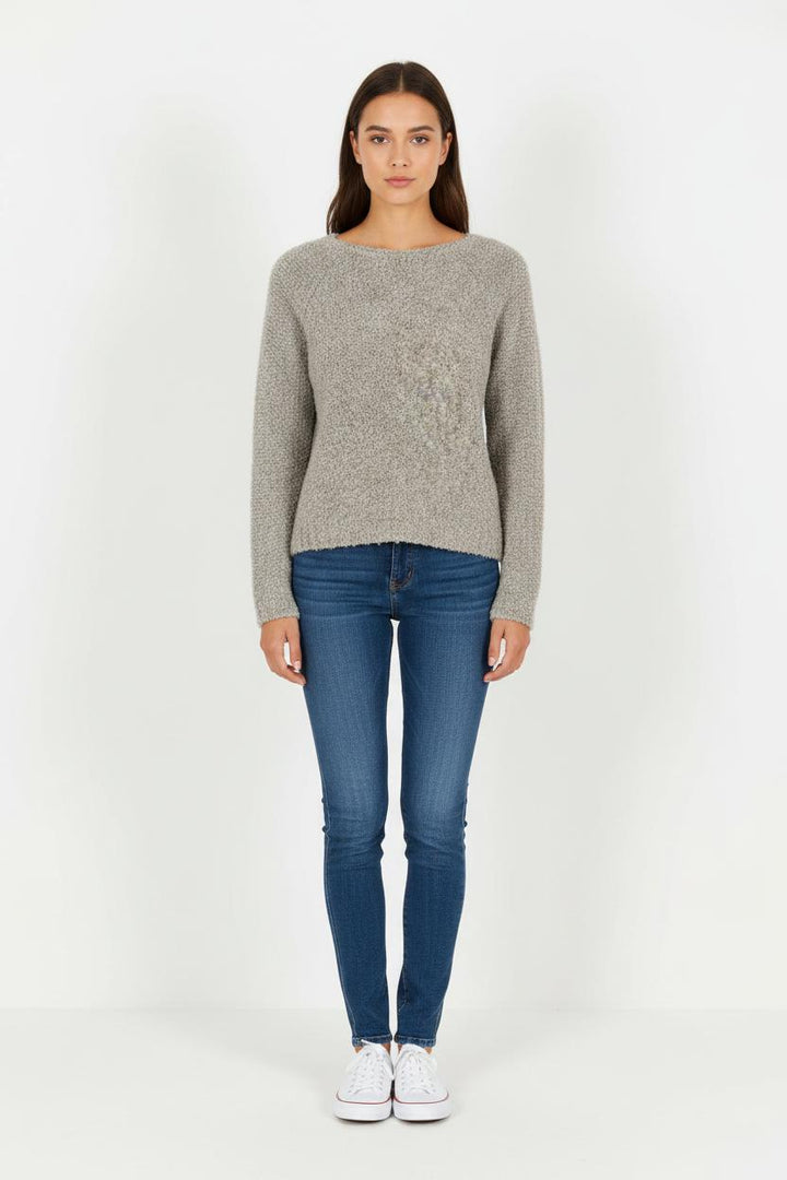 Pull Gris - Taille S/36