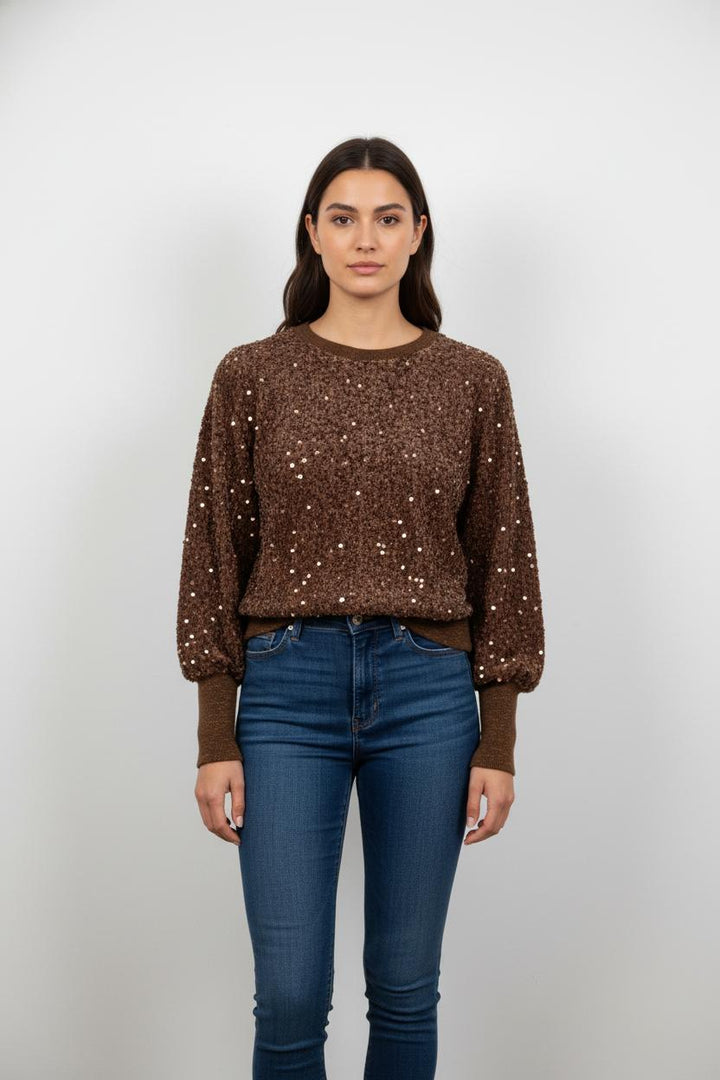 Pull Marron - Taille S/36
