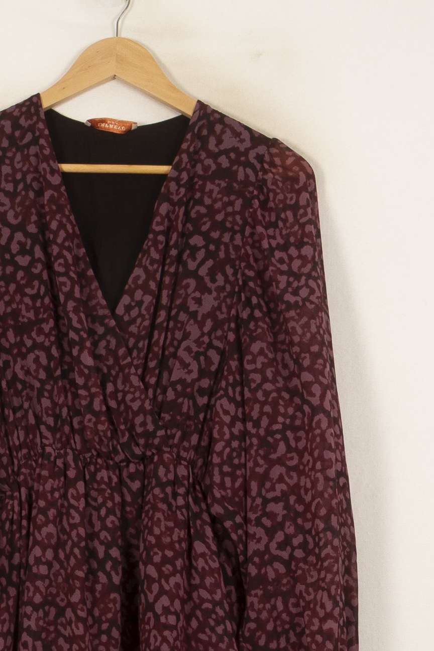 Robe Portefeuille Violette - Taille XS/34 de la marque Imprevu | PARAD58402 - Vendu par Paradigme - Image 3