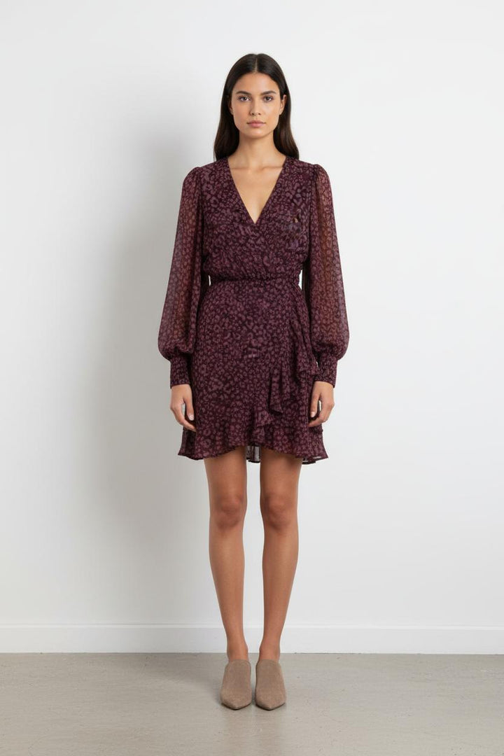 Robe Portefeuille Violette - Taille XS/34