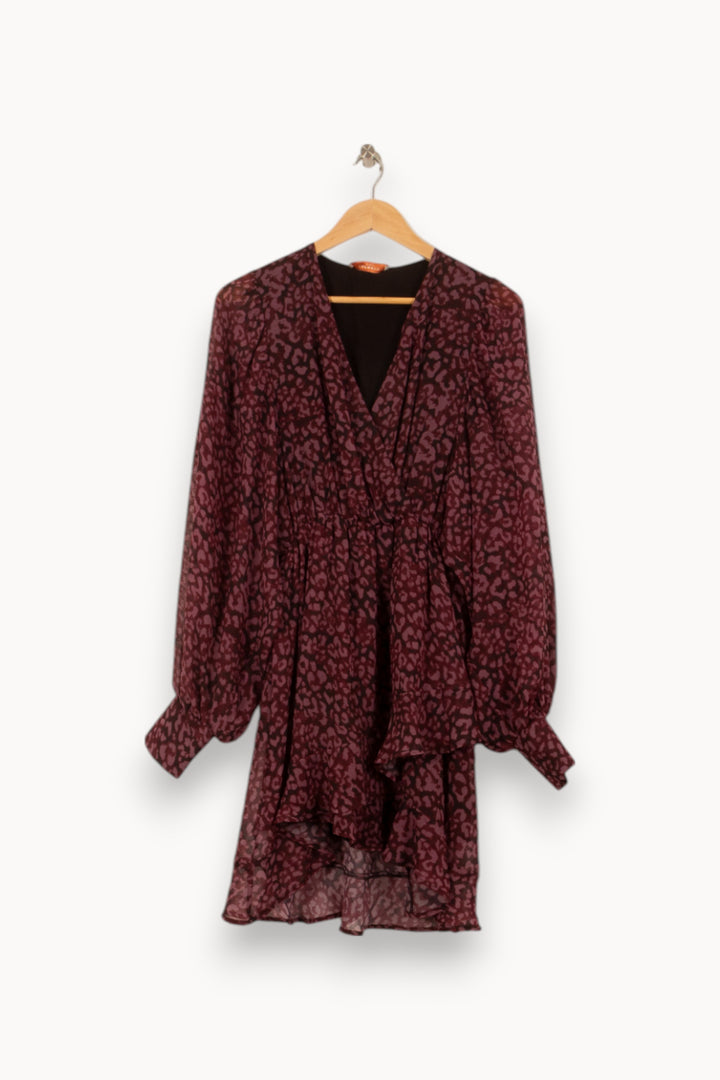 Robe Portefeuille Violette - Taille XS/34 de la marque Imprevu | PARAD58402 - Vendu par Paradigme - Image 2
