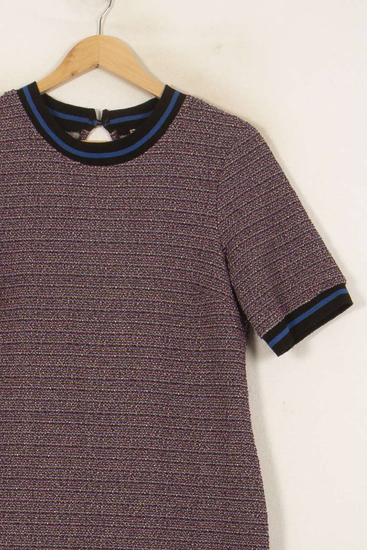Robe Longue Violette et Noire - Taille XS/34 de la marque Imprevu | PARAD58404 - Vendu par Paradigme - Image 3