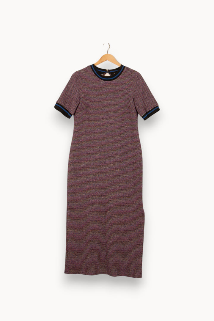 Robe Longue Violette et Noire - Taille XS/34 de la marque Imprevu | PARAD58404 - Vendu par Paradigme - Image 2