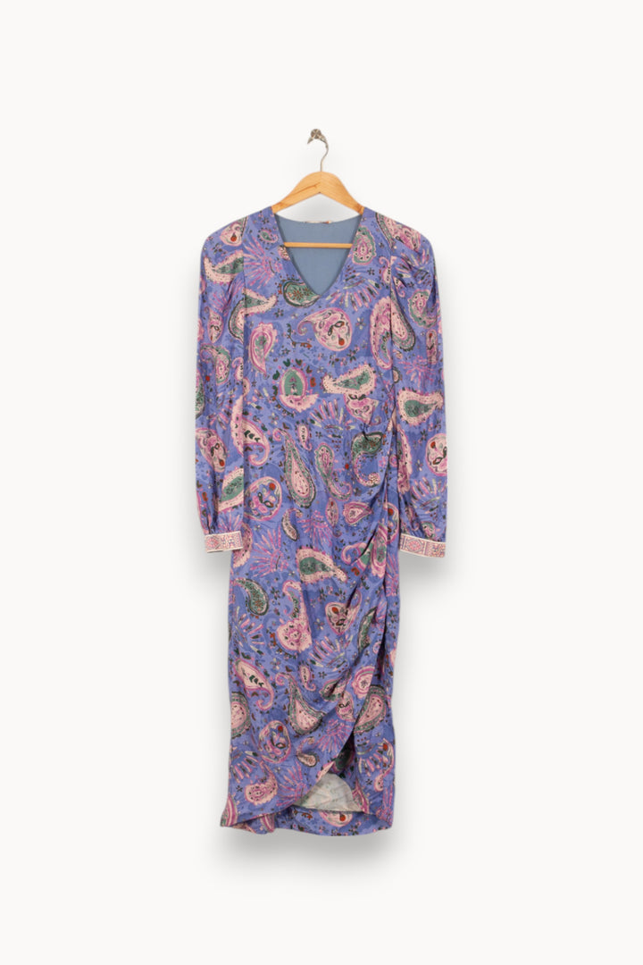 Robe Longue Bleue et Rose - Taille XS/34 de la marque Imprevu | PARAD58408 - Vendu par Paradigme - Image 2