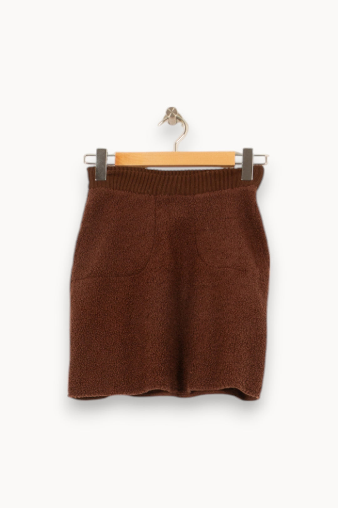 Jupe Courte Marron - Taille XS/34 de la marque Imprevu | PARAD58411 - Vendu par Paradigme - Image 2