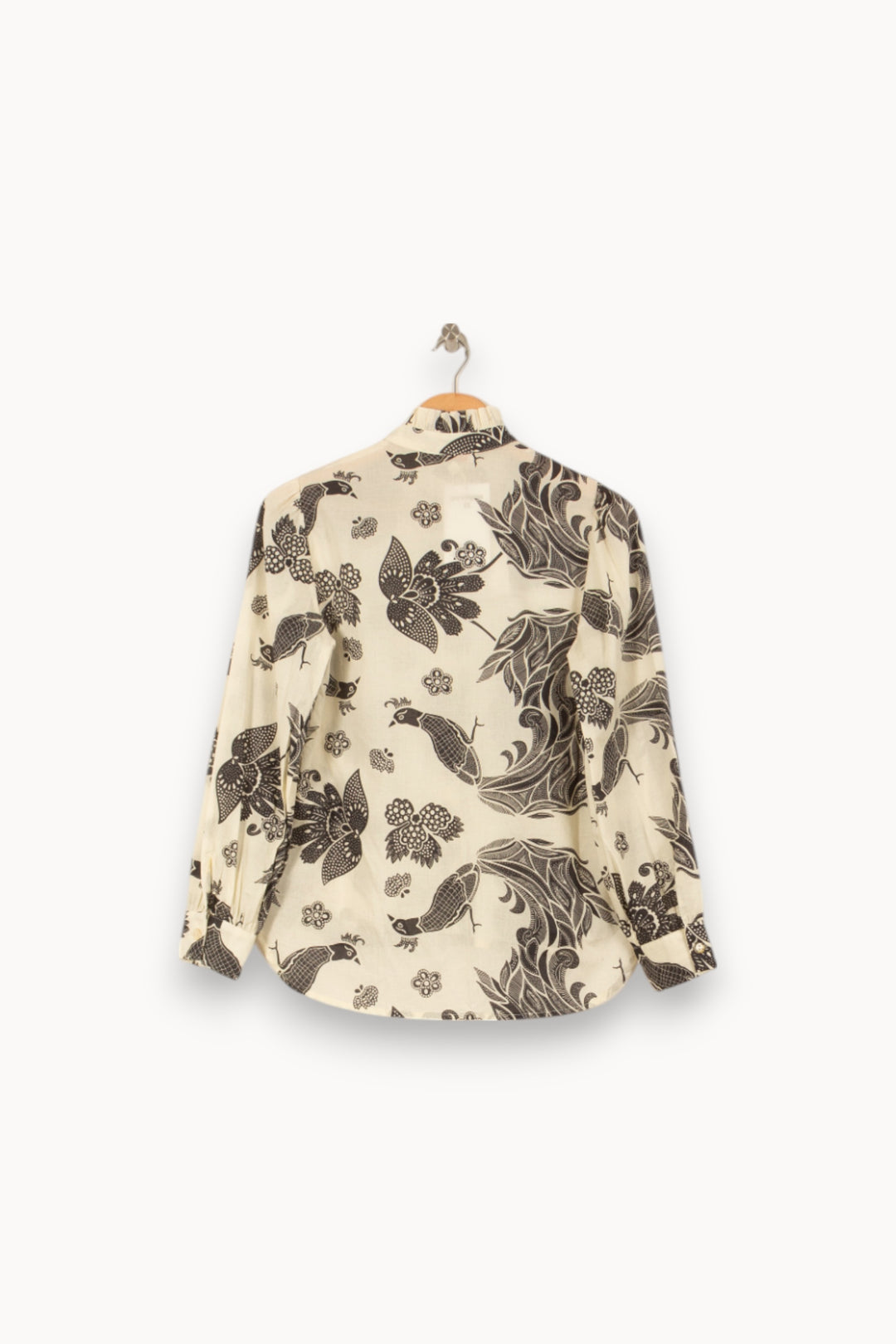 Chemise Motifs Beige et Noir - Taille XS/34 de la marque Imprevu | PARAD58420 - Vendu par Paradigme - Image 4