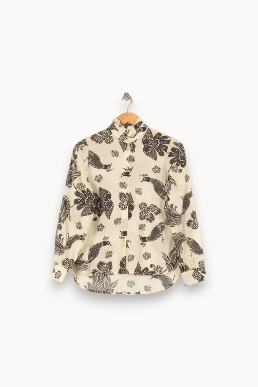 Chemise Motifs Beige et Noir - Taille XS/34 de la marque Imprevu | PARAD58420 - Vendu par Paradigme - Image 2