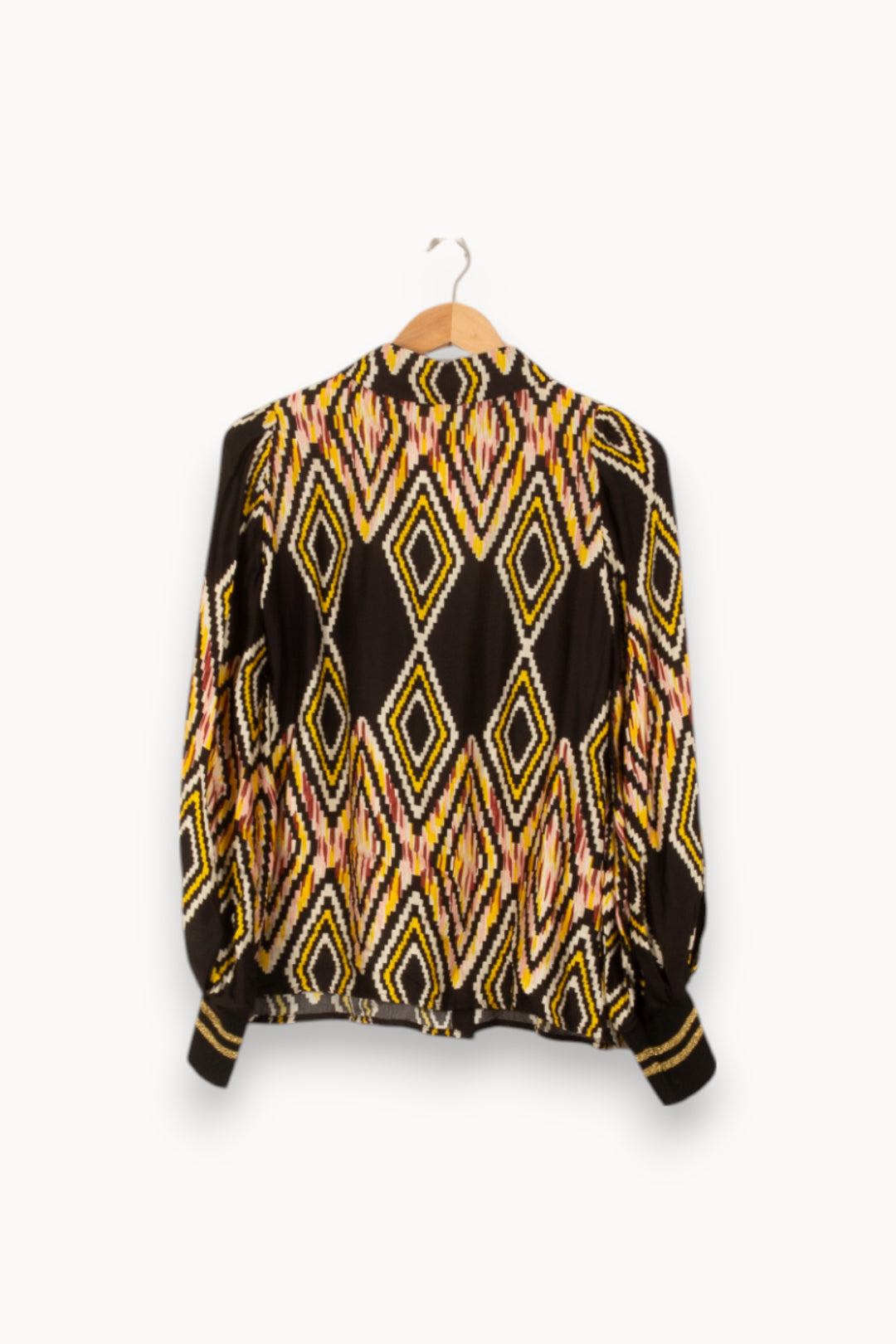 Chemise Noire et Jaune - Taille XS/34 de la marque Imprevu | PARAD58421 - Vendu par Paradigme - Image 4