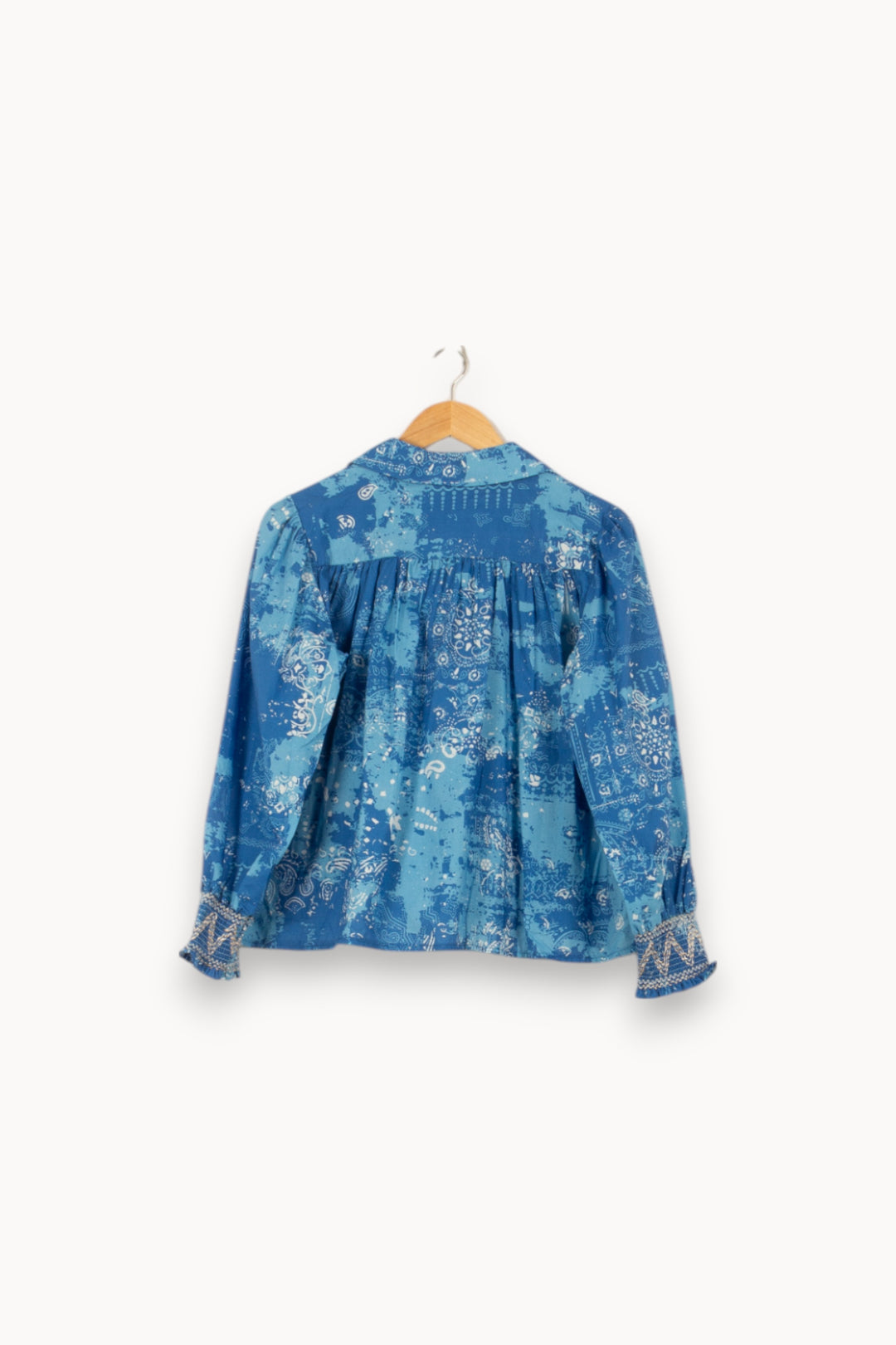 Blouse Bleue - Taille XS/34 de la marque Imprevu | PARAD58424 - Vendu par Paradigme - Image 4
