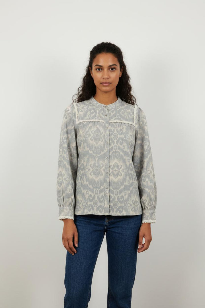 Chemise Bleu et Blanc - Taille XS/34