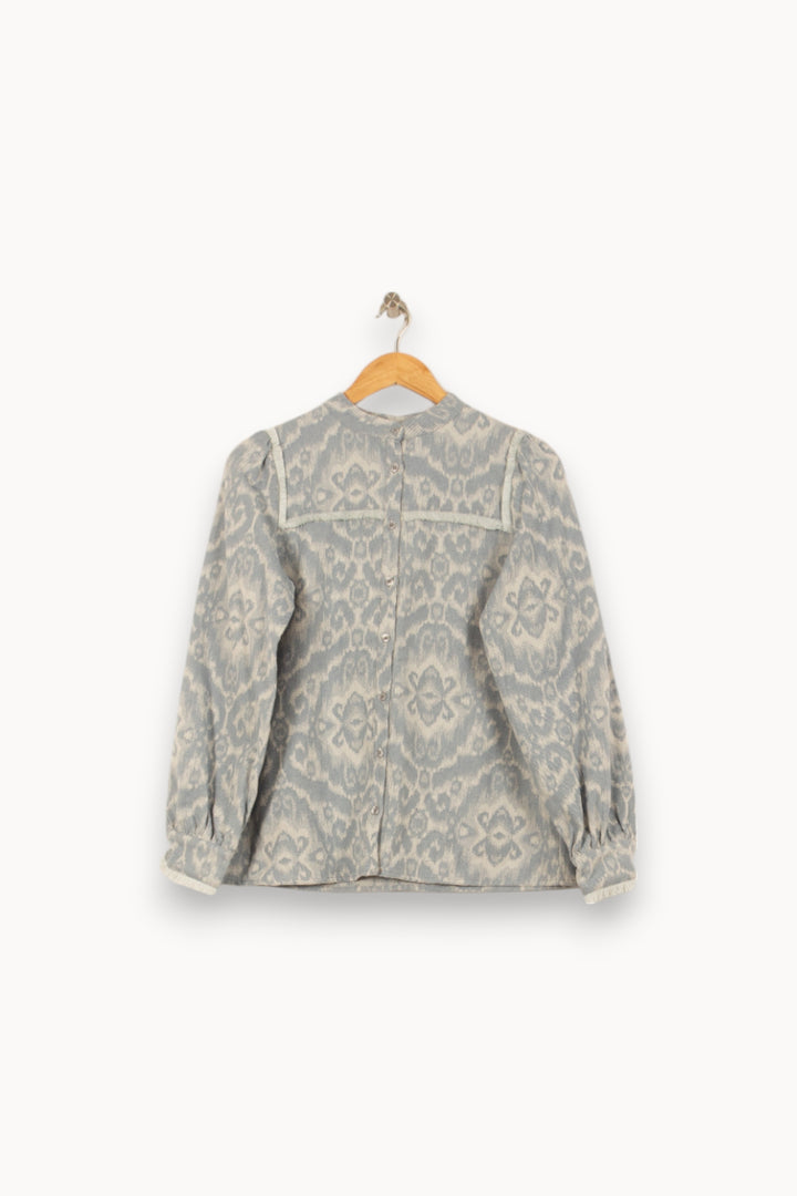 Chemise Bleu et Blanc - Taille XS/34 de la marque Imprevu | PARAD58425 - Vendu par Paradigme - Image 2