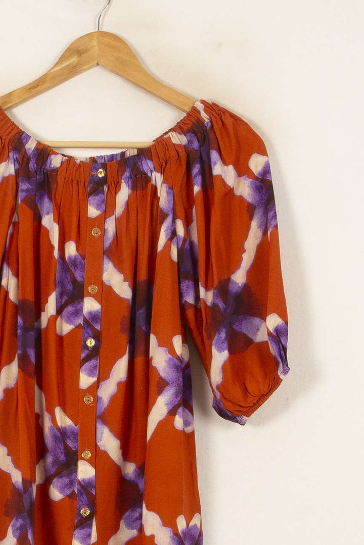 Blouse Orange et Violette - Taille S/36 de la marque Imprevu | PARAD58426 - Vendu par Paradigme - Image 3