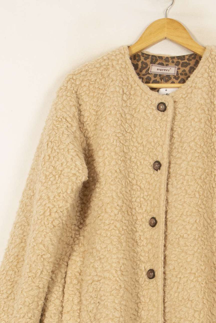 Manteau Beige - Taille XS/34 de la marque Imprevu | PARAD58441 - Vendu par Paradigme - Image 3