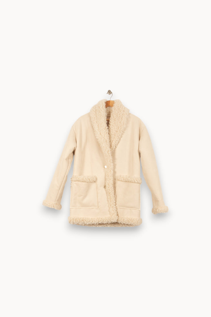 Manteau Beige - Taille S/36 de la marque Imprevu | PARAD58442 - Vendu par Paradigme - Image 2