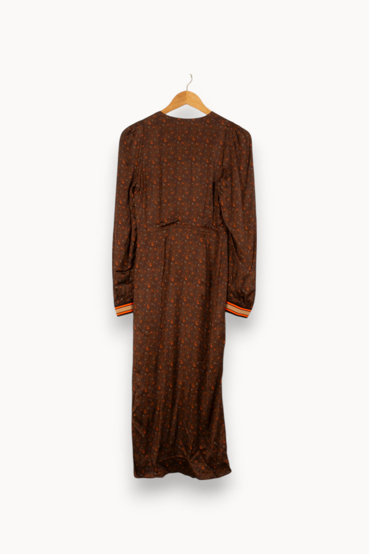 Robe Midi Marron - Taille XS/34 de la marque Imprevu | PARAD58443 - Vendu par Paradigme - Image 4