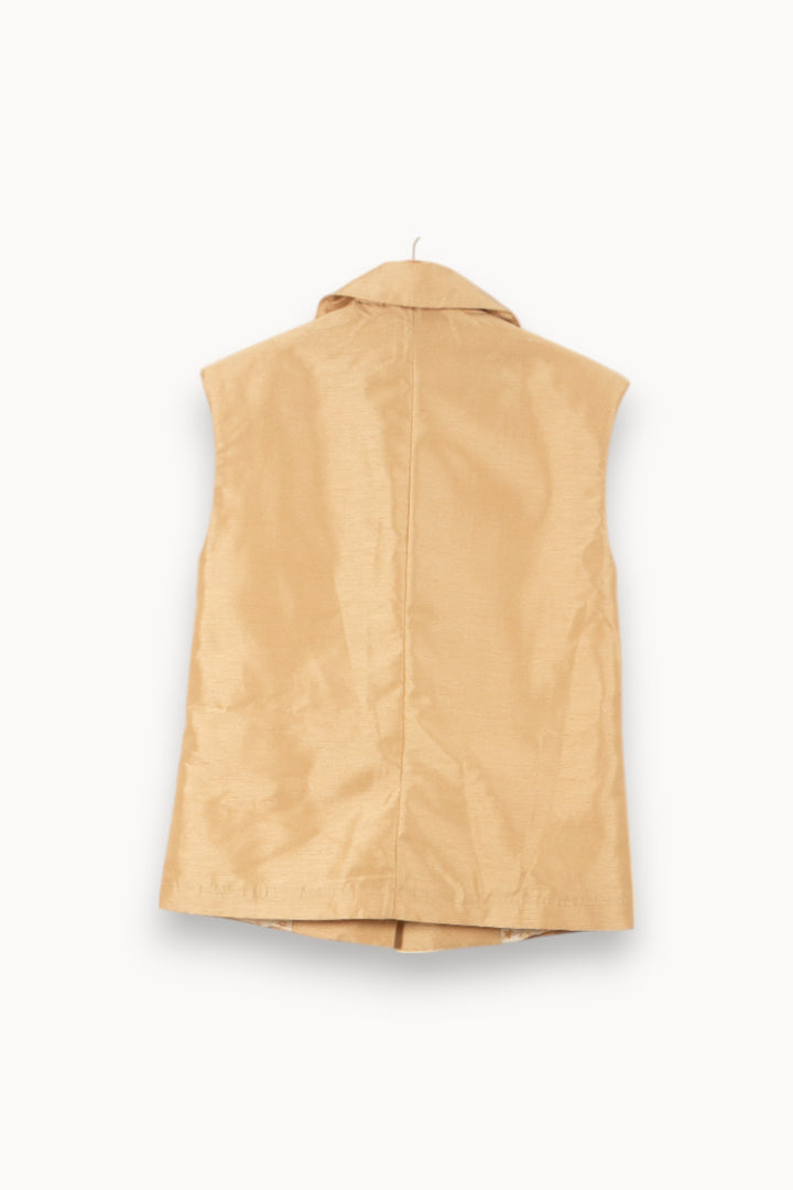 Gilet Sans Manches Doré - Taille S/36 de la marque Imprevu | PARAD58445 - Vendu par Paradigme - Image 4