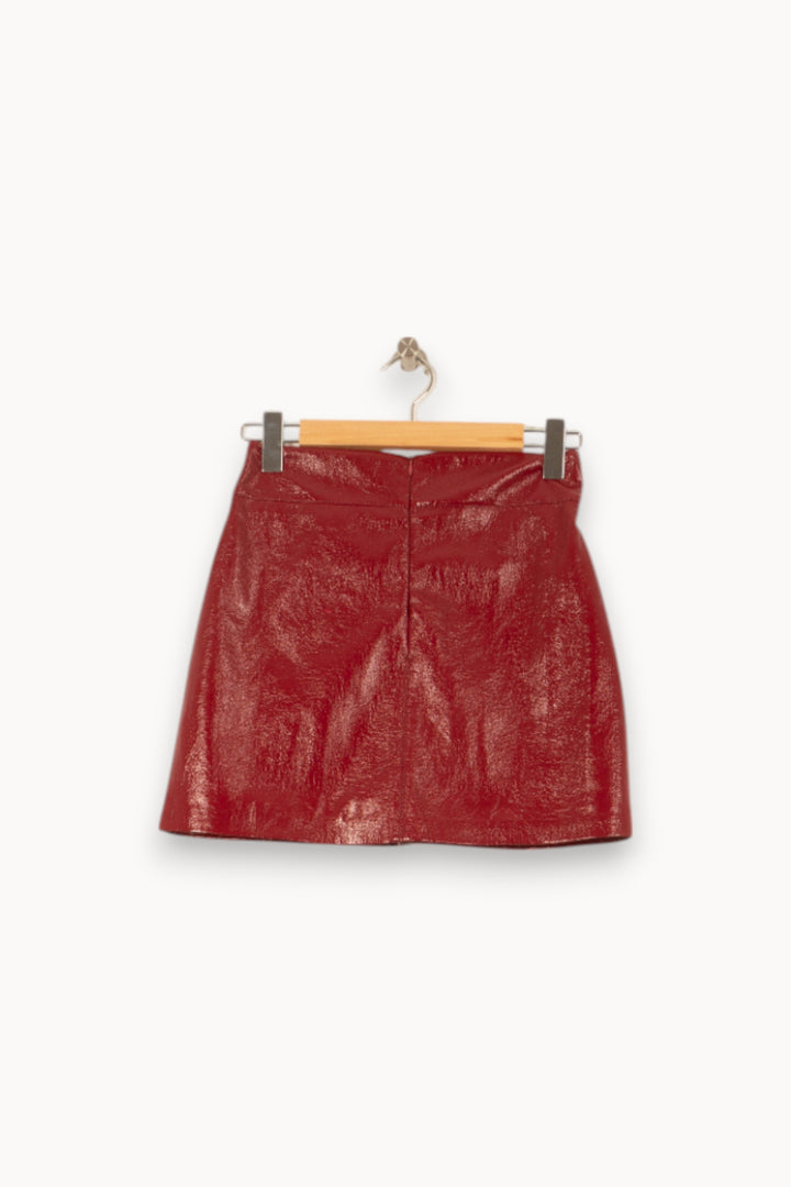 Jupe Courte Bordeaux - Taille XS/34 de la marque Imprevu | PARAD58447 - Vendu par Paradigme - Image 4
