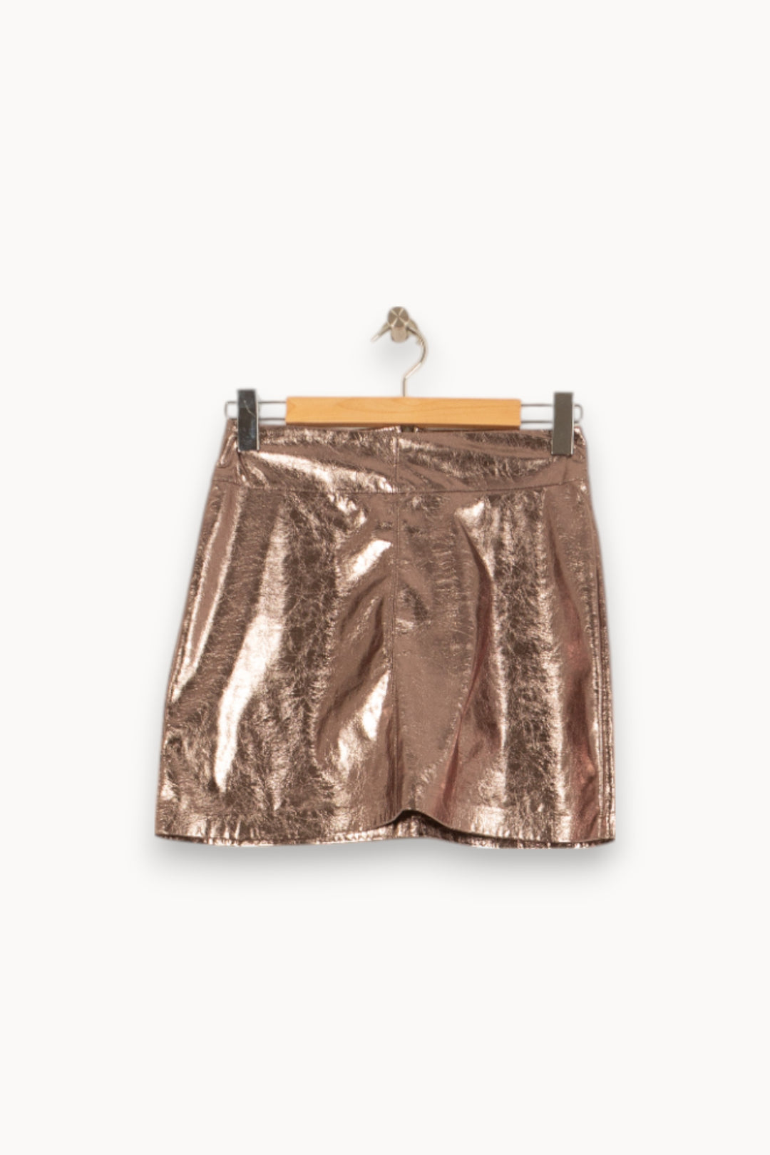 Jupe Courte Métallisée Grise - Taille XS/34 de la marque Imprevu | PARAD58451 - Vendu par Paradigme - Image 2