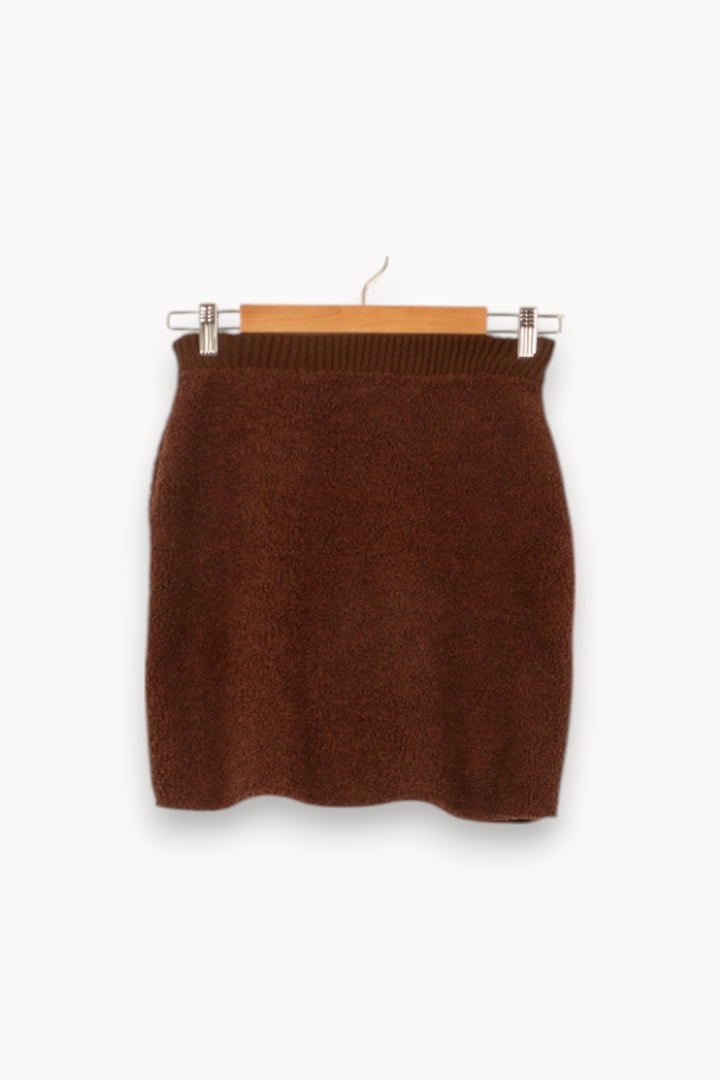 Jupe Courte Marron - Taille S/36 de la marque Imprevu | PARAD58456 - Vendu par Paradigme - Image 4