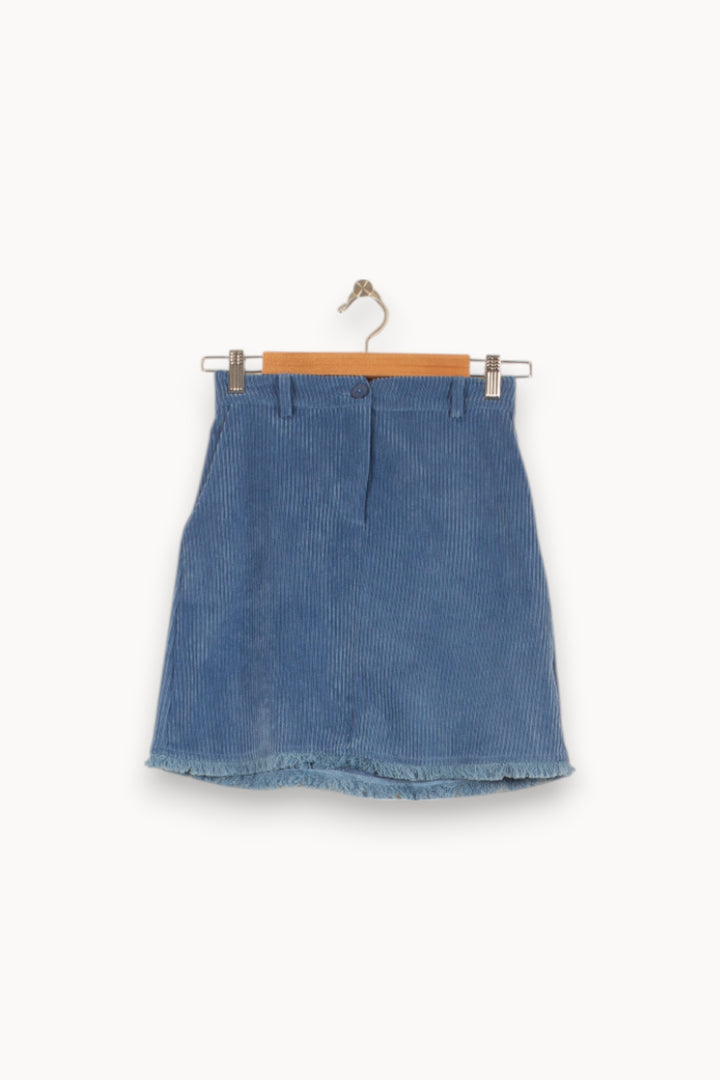 Jupe Courte Bleue - Taille S/36 de la marque Imprevu | PARAD58457 - Vendu par Paradigme - Image 2