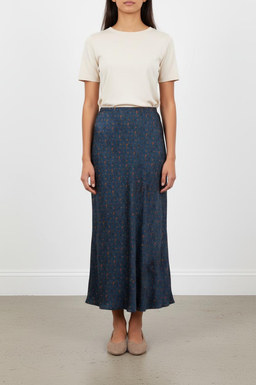 Jupe Longue Bleue - Taille S/36
