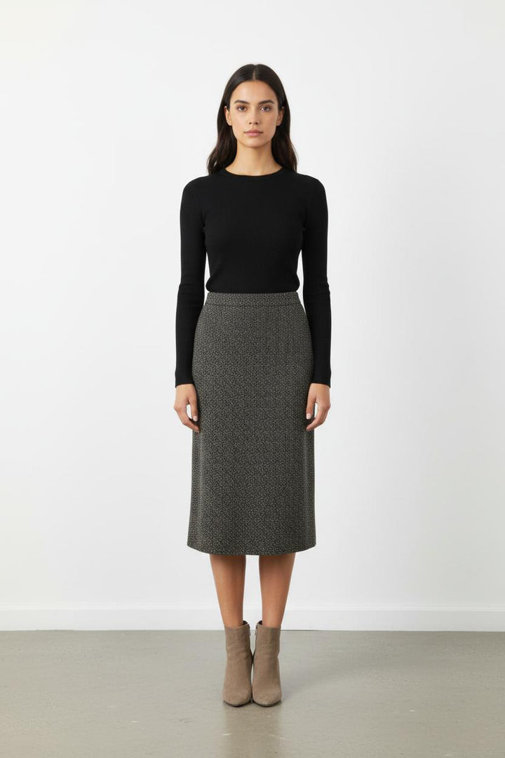 Jupe Longue Grise - Taille XS/34
