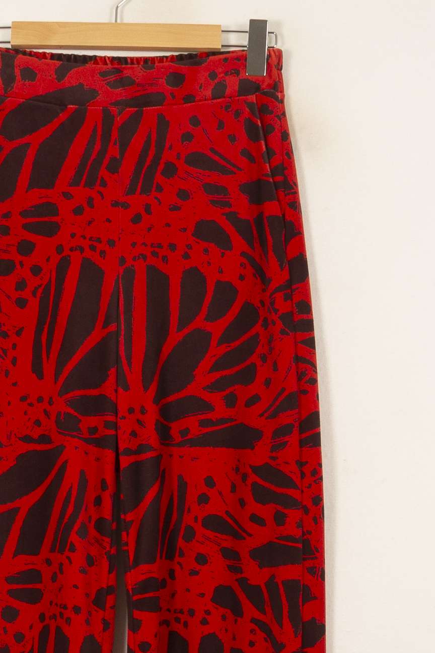 Pantalon Large Rouge et Noir - Taille XS/34 de la marque Imprevu | PARAD58463 - Vendu par Paradigme - Image 3