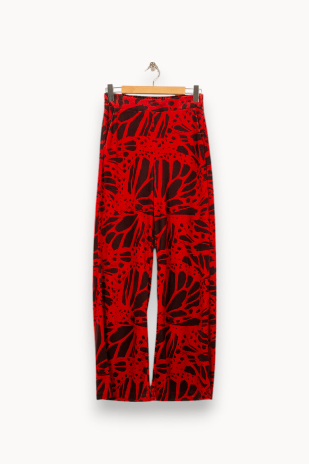 Pantalon Large Rouge et Noir - Taille XS/34 de la marque Imprevu | PARAD58463 - Vendu par Paradigme - Image 2
