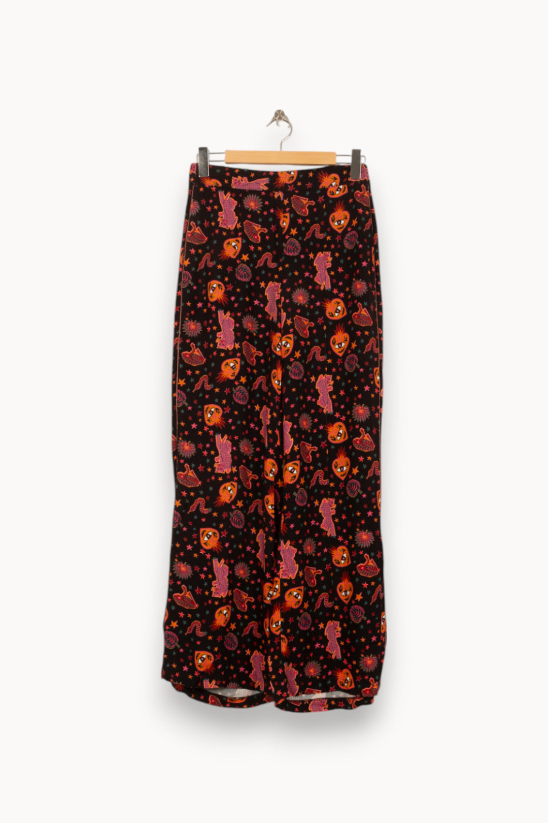 Pantalon Large Noir et Orange - Taille S/36 de la marque Imprevu | PARAD58472 - Vendu par Paradigme - Image 2