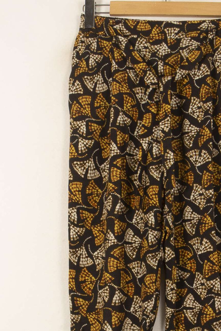 Pantalon Noir et Jaune - Taille M/38 de la marque Caroll | PARAD58494 - Vendu par Paradigme - Image 3