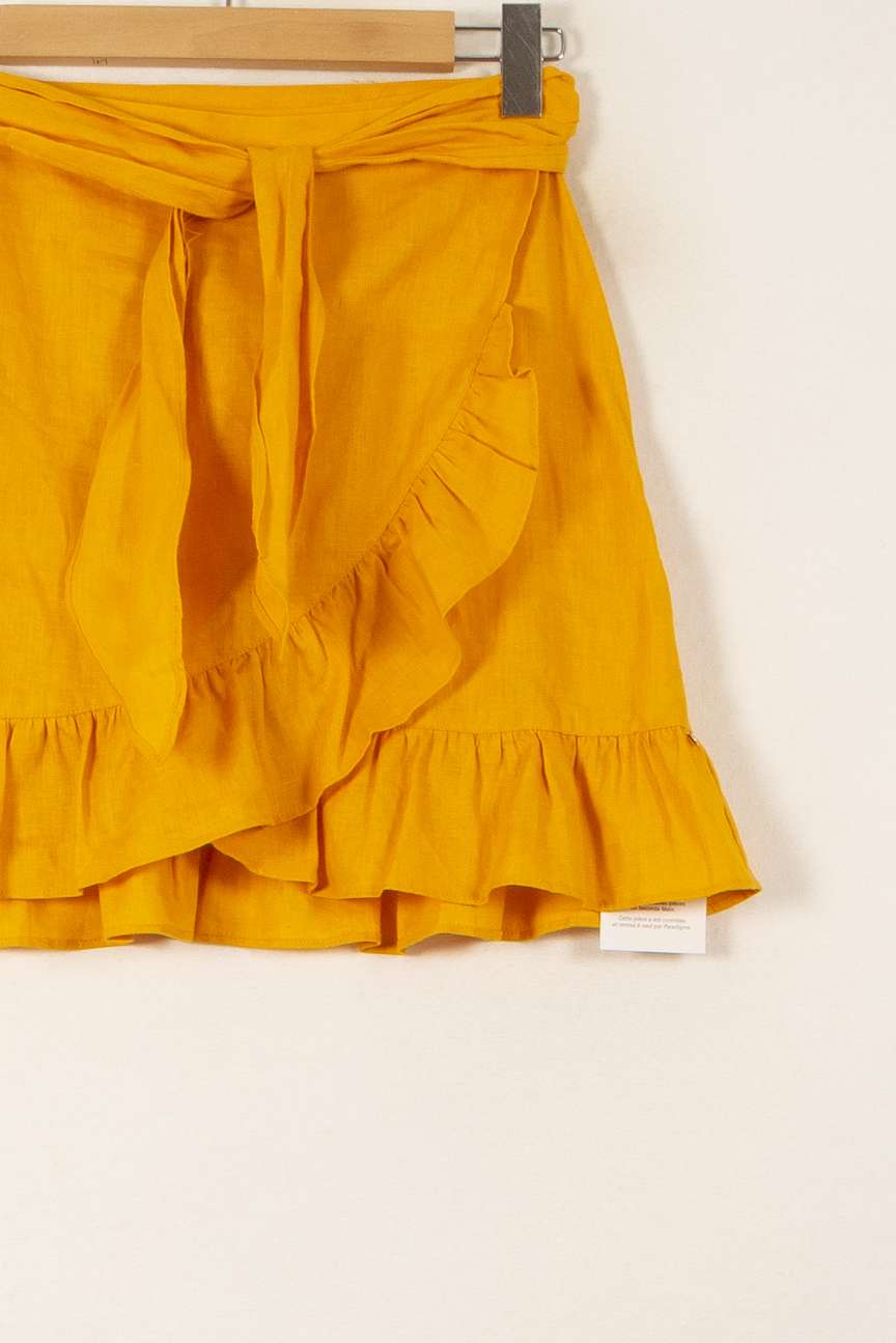 Jupe Volantée Jaune - Taille S/36 de la marque Karl Marc John | PARAD58495 - Vendu par Paradigme - Image 3